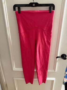 SPANX Bright Coral Leggings - Supportive High Waist